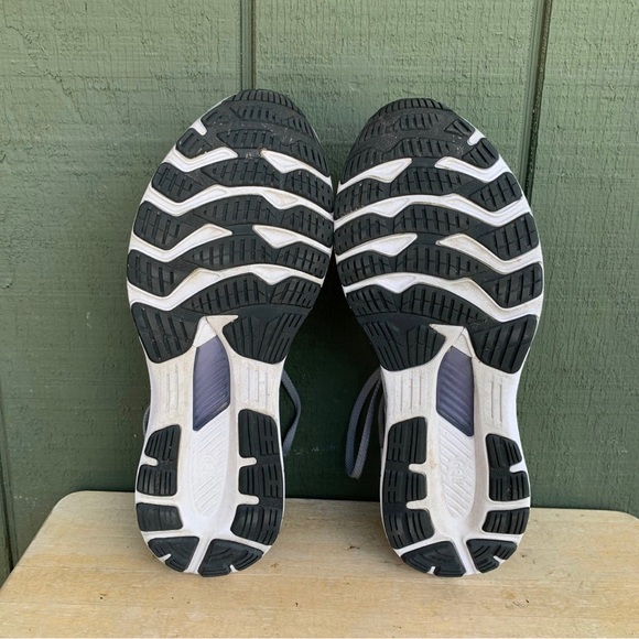 Asics​ Gel Kayano 28 Running Trainers Shoes Silver & White Platinum Mens Size 11 - Picture 10 of 12